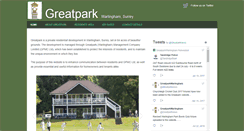 Desktop Screenshot of greatparkwarlingham.com